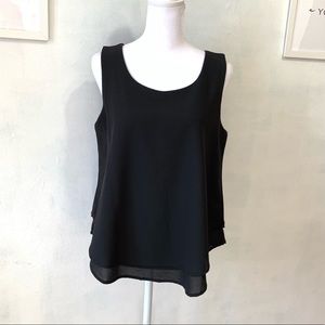 Paper Crane Black Tank Top